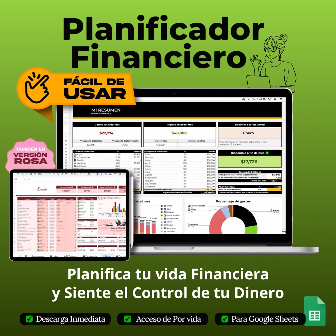 Planificador de Finanzas Mensual